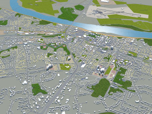 jefferson city missouri usa 30km 3D Model