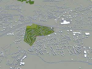 jefferson city missouri usa 30km 3D Model