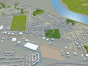 jefferson city missouri usa 30km 3D Model