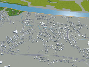 jefferson city missouri usa 30km 3D Model
