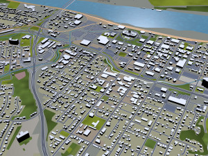 jefferson city missouri usa 30km 3D Model