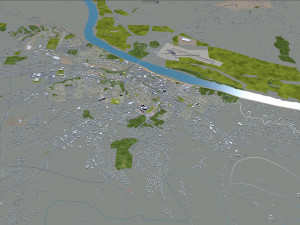 jefferson city missouri usa 30km 3D Model