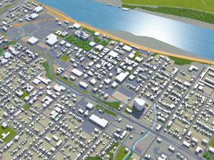 jefferson city missouri usa 30km 3D Model