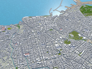 jeju city south korea 120km 3D Модель