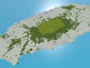 jeju city south korea 120km 3D Модель