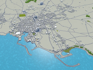 jeju city south korea 120km 3D Модель