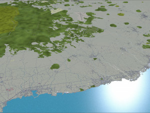 jeju city south korea 120km 3D Модель
