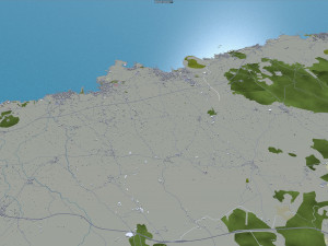 jeju city south korea 120km 3D Модель