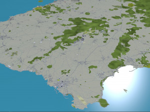 jeju city south korea 120km 3D Модель