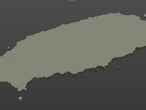 jeju city south korea 120km 3D Модель
