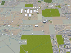 joliet city illinois usa 40km 3D Model