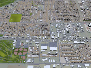 joliet city illinois usa 40km Modelo 3D