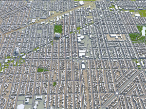 kenosha city wisconsin usa 25km Modelo 3D