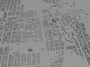 kenosha city wisconsin usa 25km 3D Model