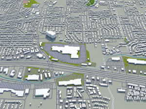 killeen city texas usa 25km Modelo 3D