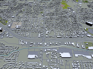 killeen city texas usa 25km Modelo 3D