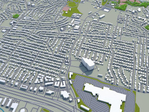 killeen city texas usa 25km Modelo 3D