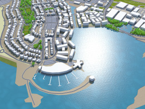 king abdullah economic city saudi arabia 35km 3D Model