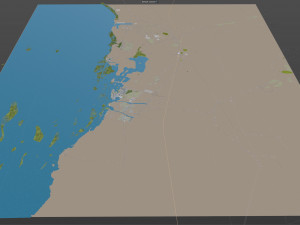 king abdullah economic city saudi arabia 35km 3D Model