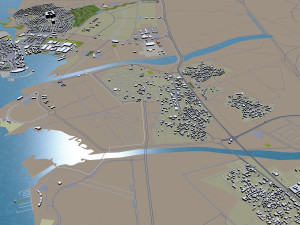 king abdullah economic city saudi arabia 35km 3D Model