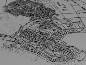 king abdullah economic city saudi arabia 35km 3D Model