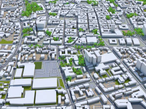 klagenfurt city austria 30km 3D Model