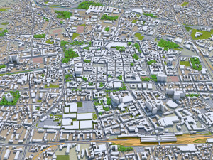 klagenfurt city austria 30km Modelo 3D