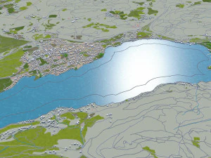 klagenfurt city austria 30km 3D Model