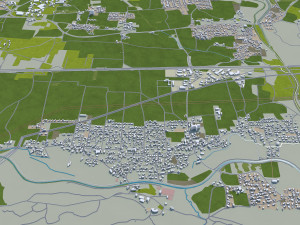 klagenfurt city austria 30km Modelo 3D