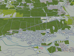 klagenfurt city austria 30km 3D Model