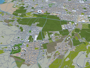 klagenfurt city austria 30km Modelo 3D