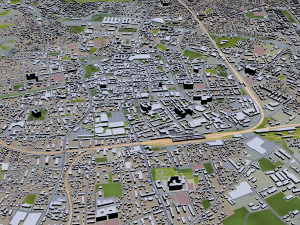 klagenfurt city austria 30km 3D Model
