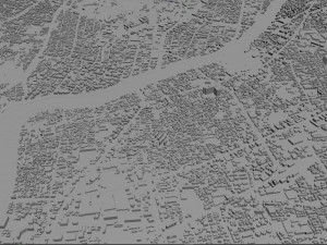 kumamoto city japan 40km Model 3D