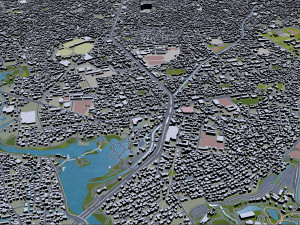 kumamoto city japan 40km Model 3D