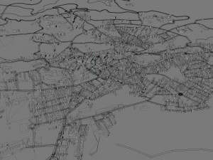 kusatsu cityma japan 15km 3D Модель