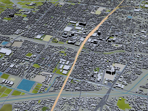 kusatsu shiga city japan 20km Model 3D
