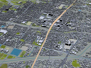 kusatsu shiga city japan 20km 3D Model