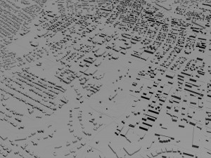 lafayette city louisiana usa 25km Modello 3D
