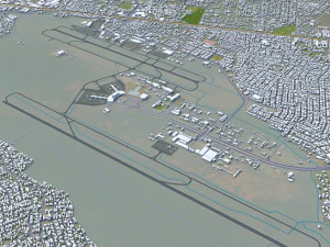 Lagos city nigeria 60km 3D Model
