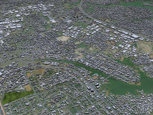 Lagos city nigeria 60km 3D Model