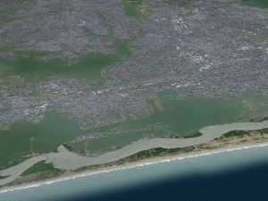 Lagos city nigeria 60km 3D 모델