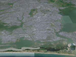 Lagos city nigeria 60km 3D 모델
