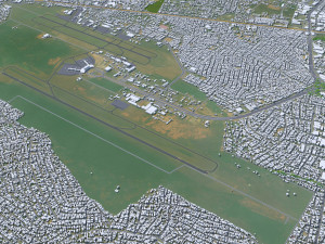 Lagos city nigeria 60km 3D 모델