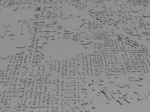 lakeland city florida usa 30km 3D-Modell