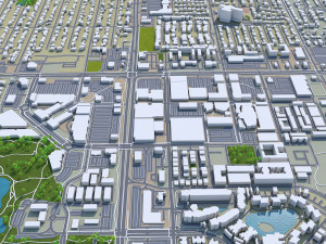 lakewood city colorado usa 30km Modello 3D