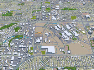 lakewood city colorado usa 30km Modello 3D