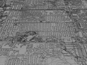 lakewood city colorado usa 30km 3D Model