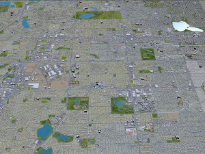 lakewood city colorado usa 30km Modello 3D