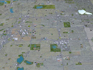 lakewood city colorado usa 30km 3D Model