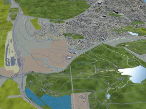 lakewood city colorado usa 30km 3D Model